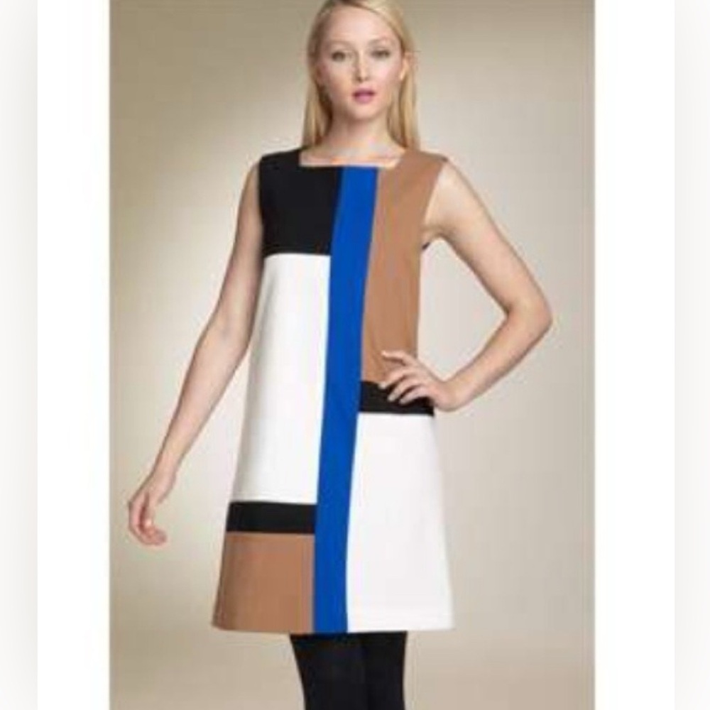 DVF Mondrian Shift Dress - RARE FIND!